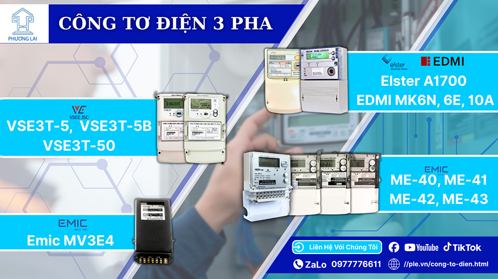 Công tơ điện 3 pha