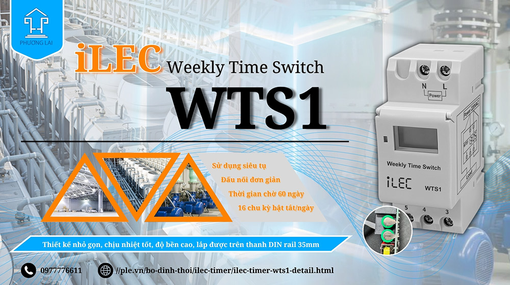 iLEC WTS1 - Weekly Time Switch iLEC WTS1 - Weekly Time Switch