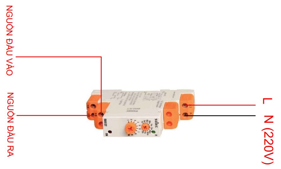 Sơ đồ đấu nối Timer Selec 600ST