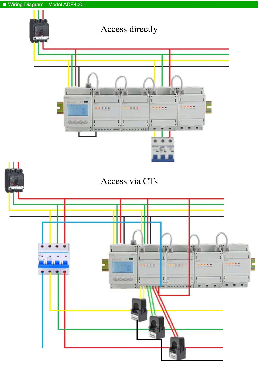 Sơ đồ đi đây: Acrel ADF400L