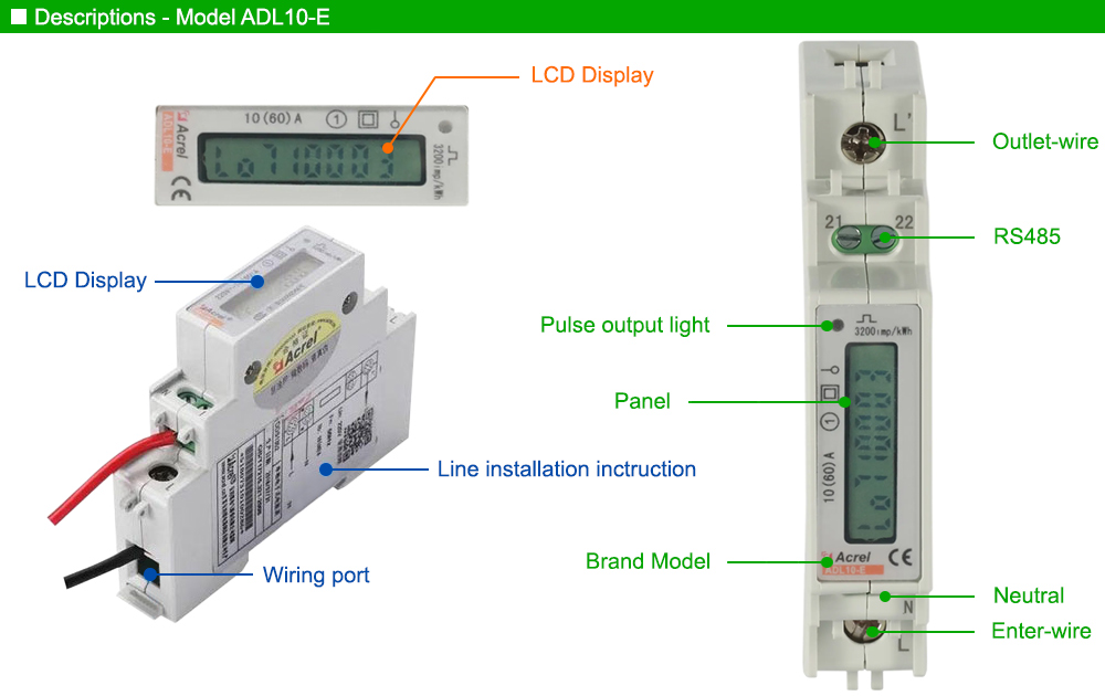 Mô tả: Acrel ADL10-E