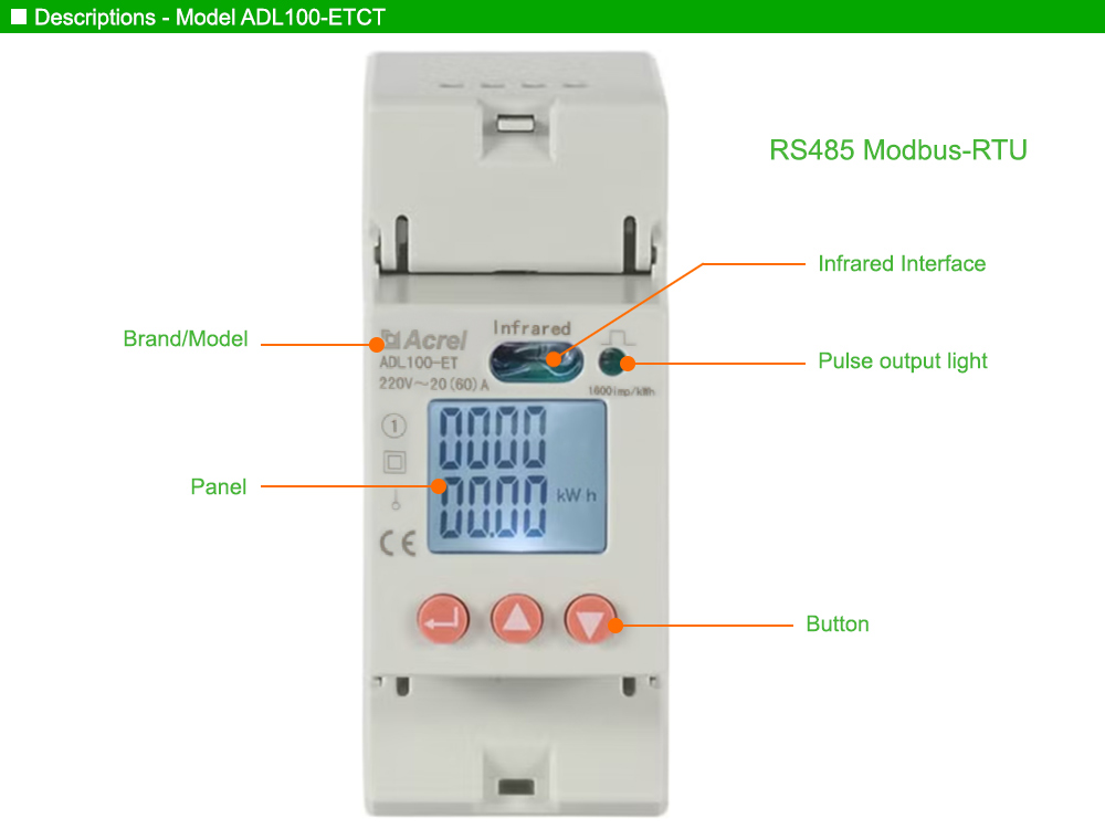 Mô tả: Acrel ADL100-ETCT