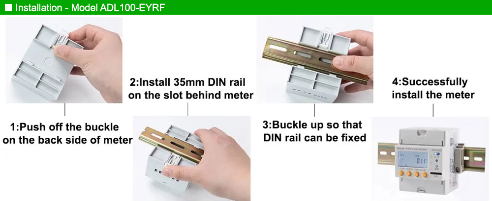 Lắp đặt: Acrel ADL100-EYRF