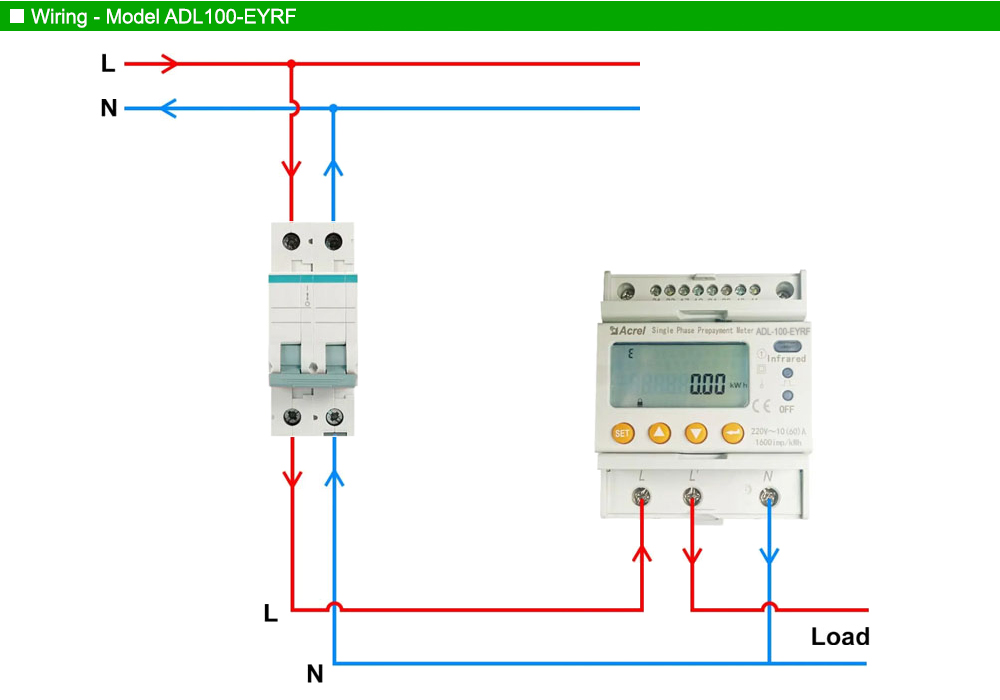 Sơ đồ đi đây: Acrel ADL100-EYRF