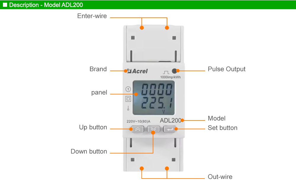 Mô tả: Acrel ADL200
