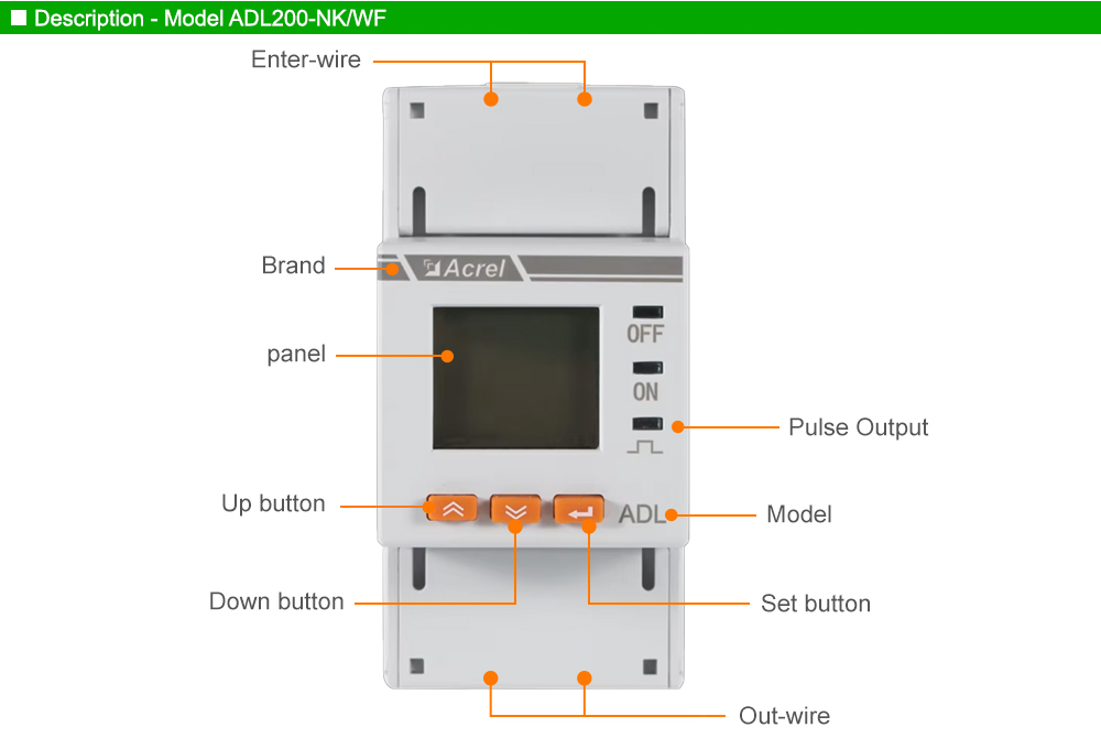 Mô tả: Acrel ADL200-NK