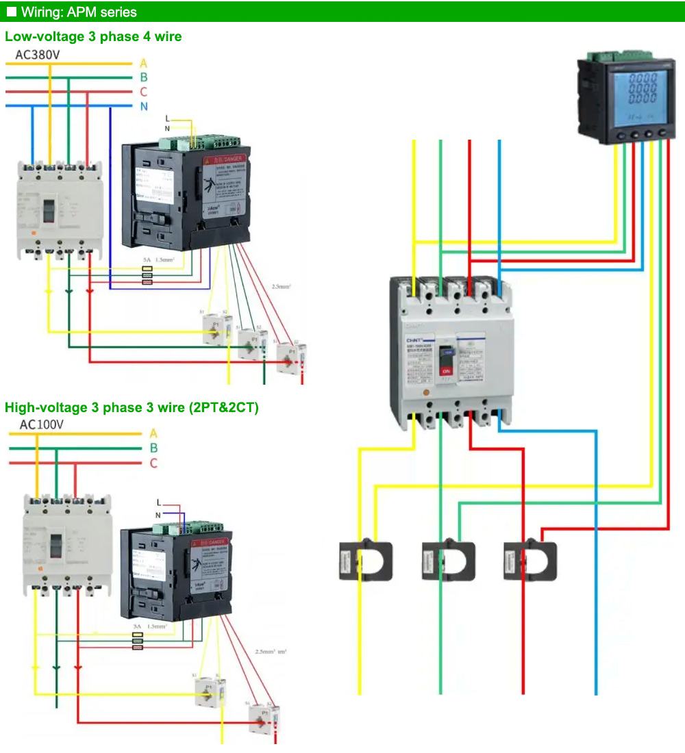 Sơ đồ đi đây: Acrel APM510