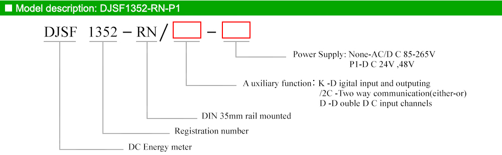 Cách tra mã: Acrel DJSF1352-RN-P1