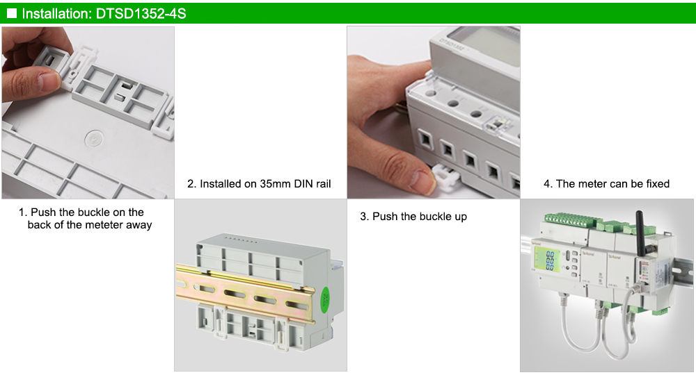 Lắp đặt: Acrel DTSD1352-4S