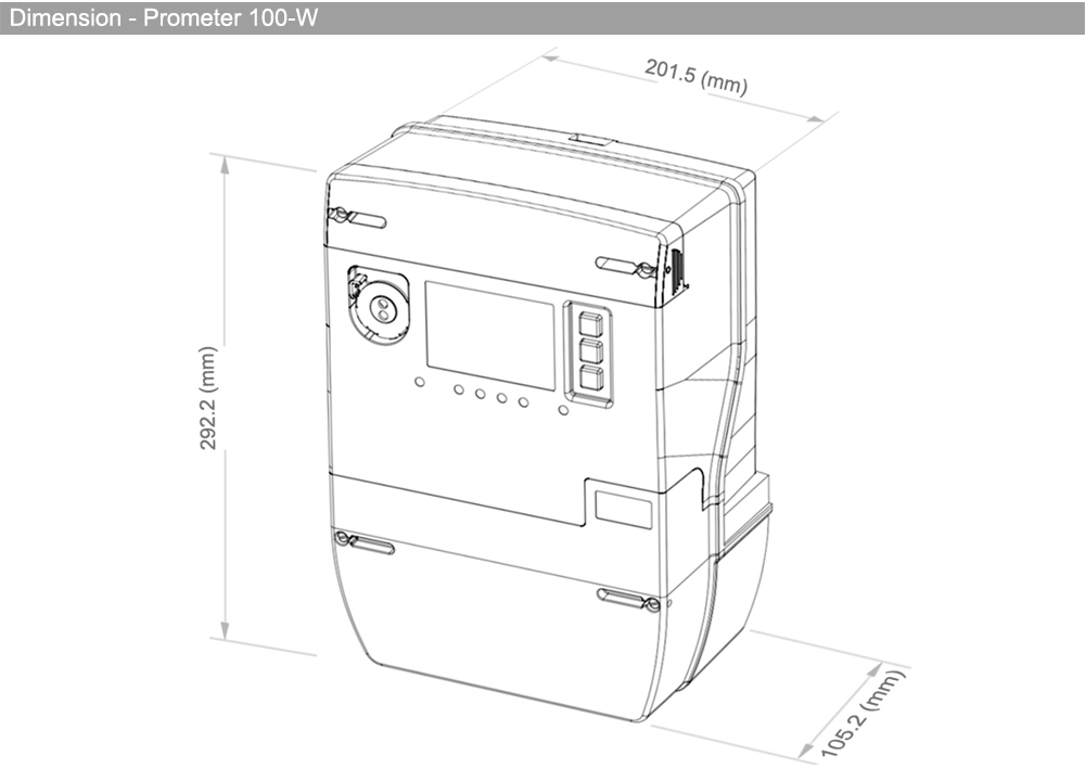 Kích thước : Cewe Prometer 100
