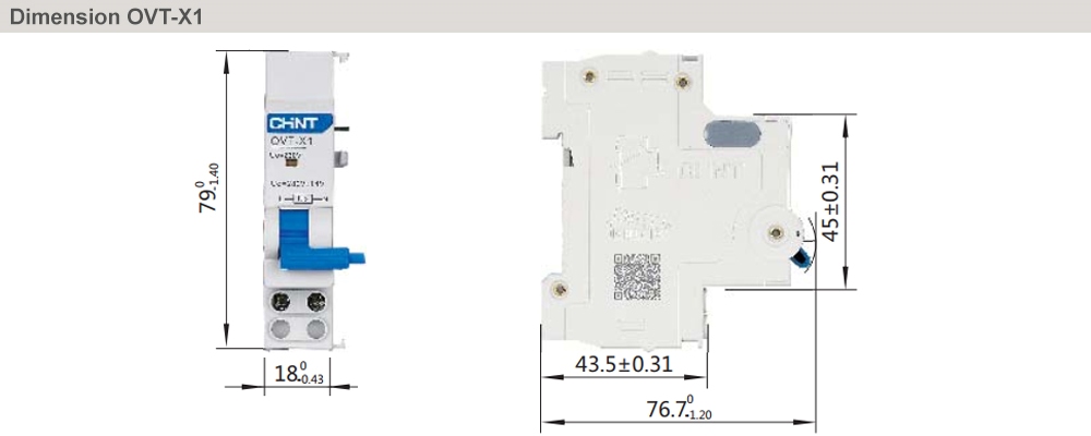 Kích thước CHINT OVT-X1