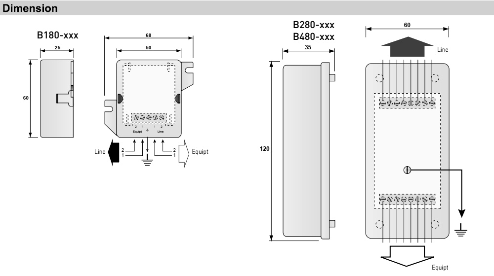 Kích thước Citel B480-48D3