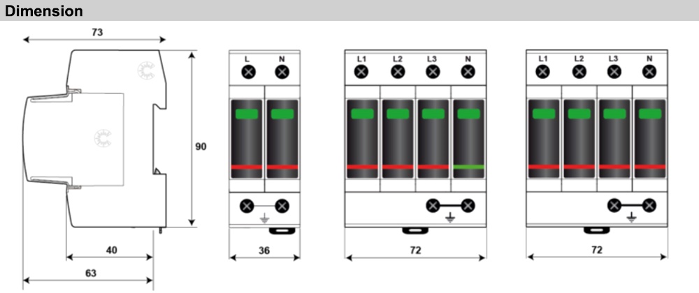 Kích thước Citel DAC80-40-275