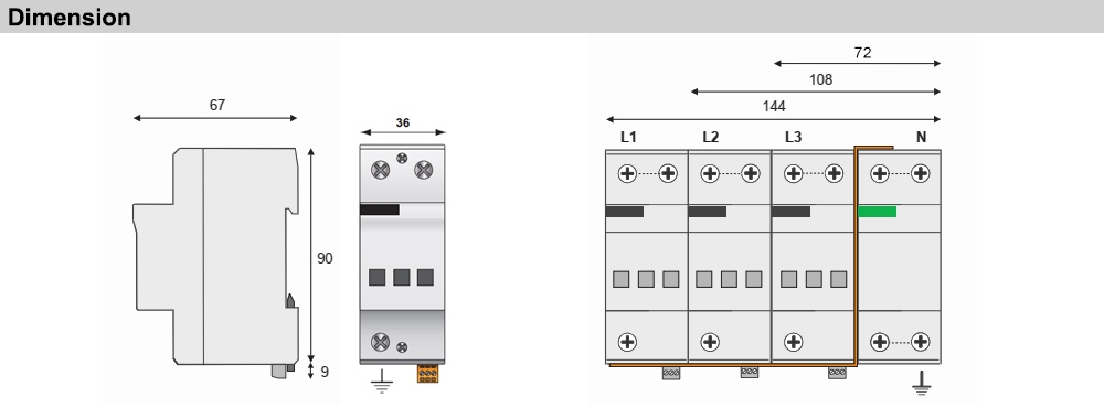 Kích thước Citel DS154E-300