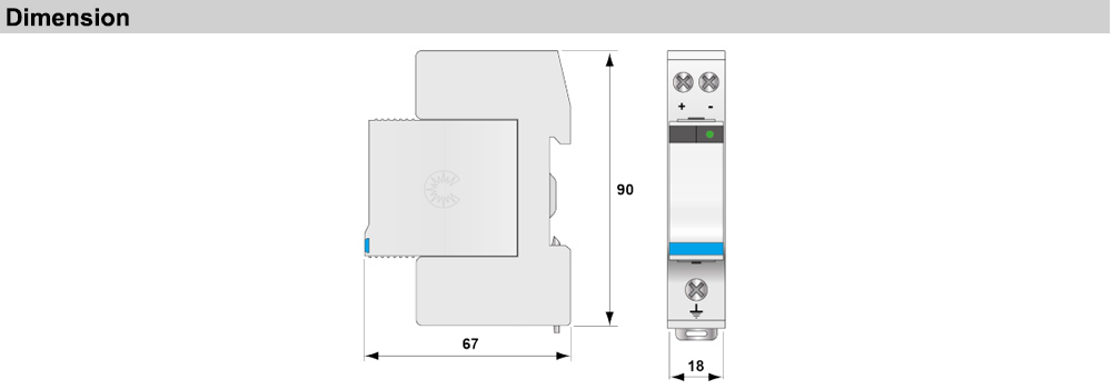 Kích thước Citel DS210-130DC