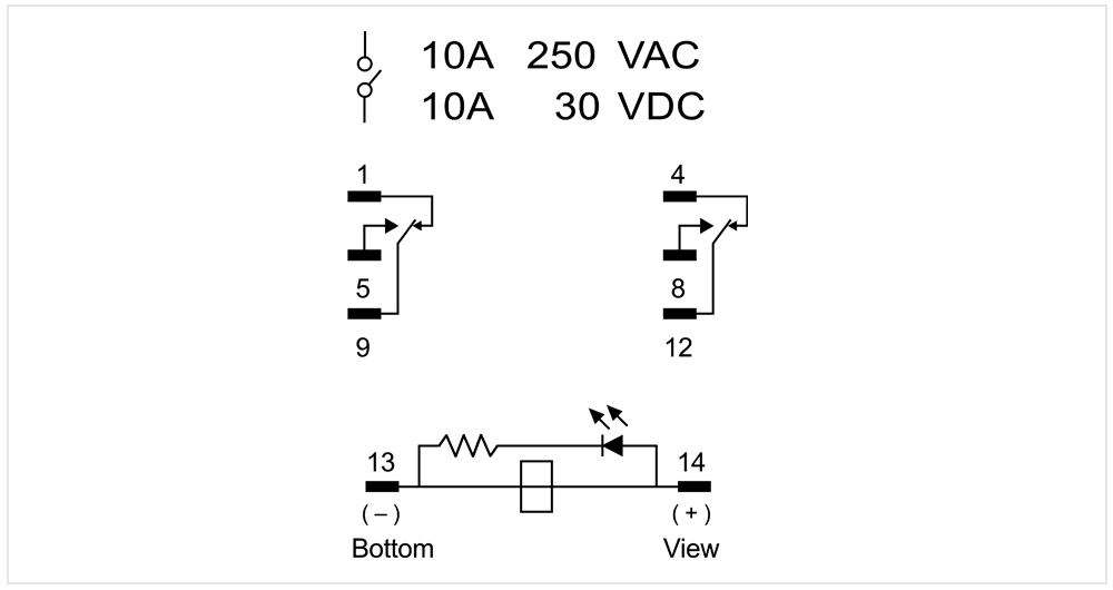 Sơ đồ chân cắm: iLEC MR-2-D24