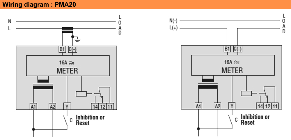 Sơ đồ đấu nối : Lovato relay PMA20240