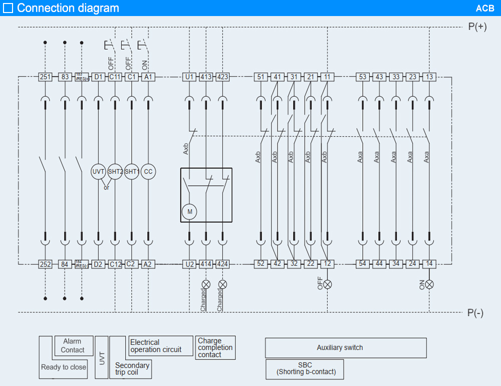 Sơ đồ đấu dây: ACB LS AS-63G4-63H AH6
