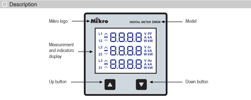 Mô tả: Mikro DM36V