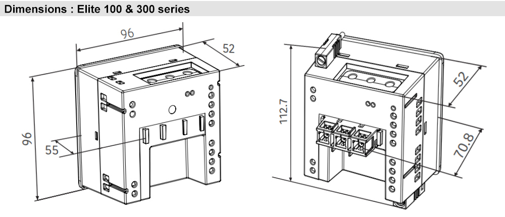 Kích thước : Elite MFM 300
