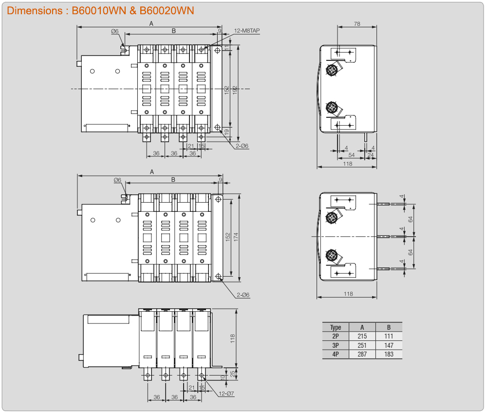 Kích thước: ATS Vitzro B60020WN