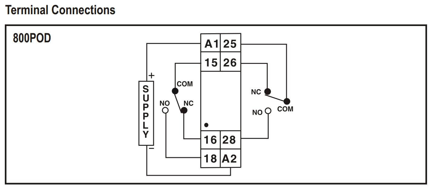Cách nối dây, cách chỉnh, cài đặt Selec 800POD: Bộ định thời gian