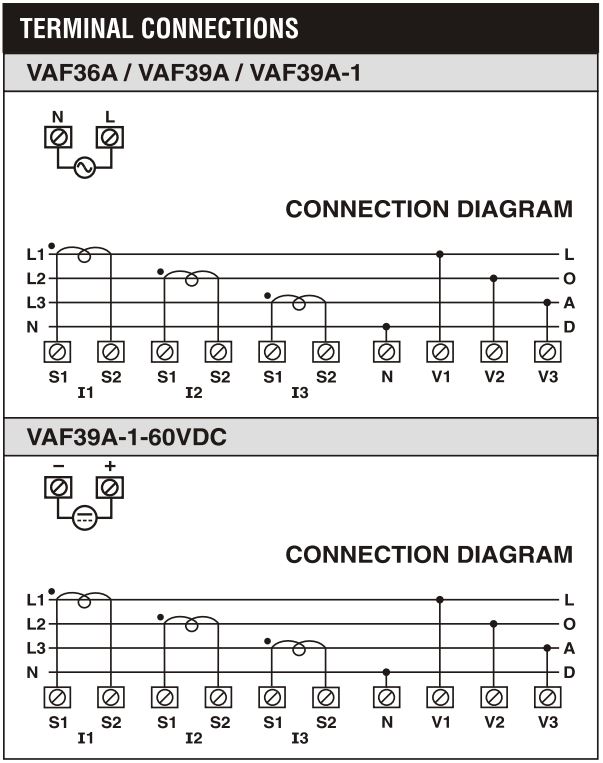 Cách nối dây, cách chỉnh, cài đặt, setup Đồng hồ đo điện áp, dòng điện và tần số Selec VAF39A