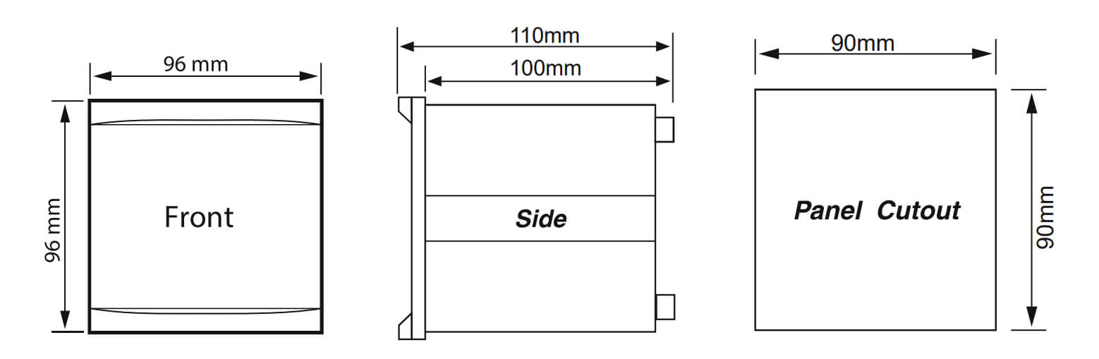 Kích thước Mikro NX231A-240A