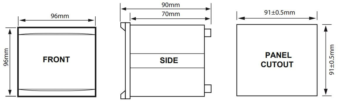 Kích thước NX300A-230A Mikro