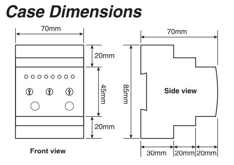 Kích thước DIN300-240A Mikro
