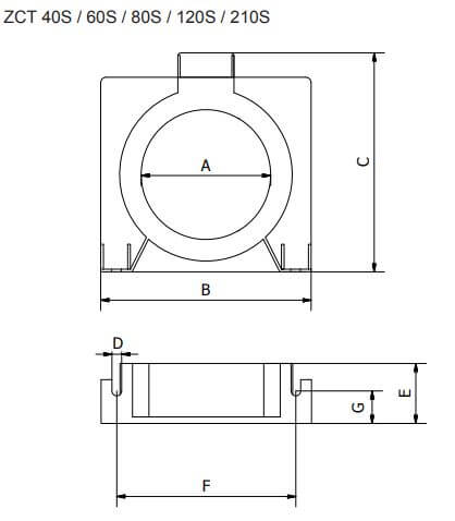 Kích thước ZCT 120S Mikro