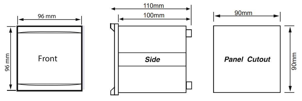 Kích thước NX201A-240A Mikro