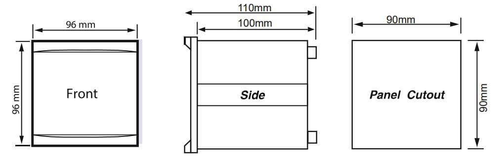 Kích thước NX201A-240A Mikro