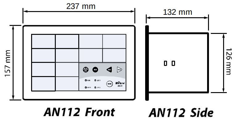 Kích thước AN112 Mikro
