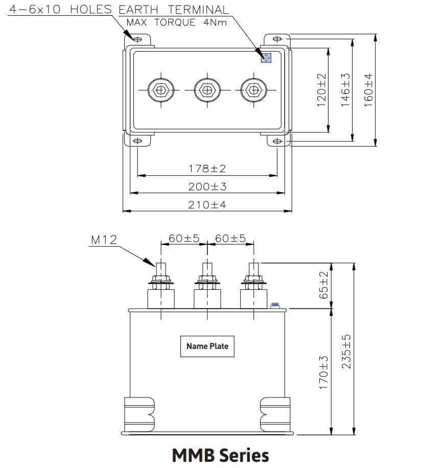 Kích thước Tụ bù Mikro MMB-1105050KT