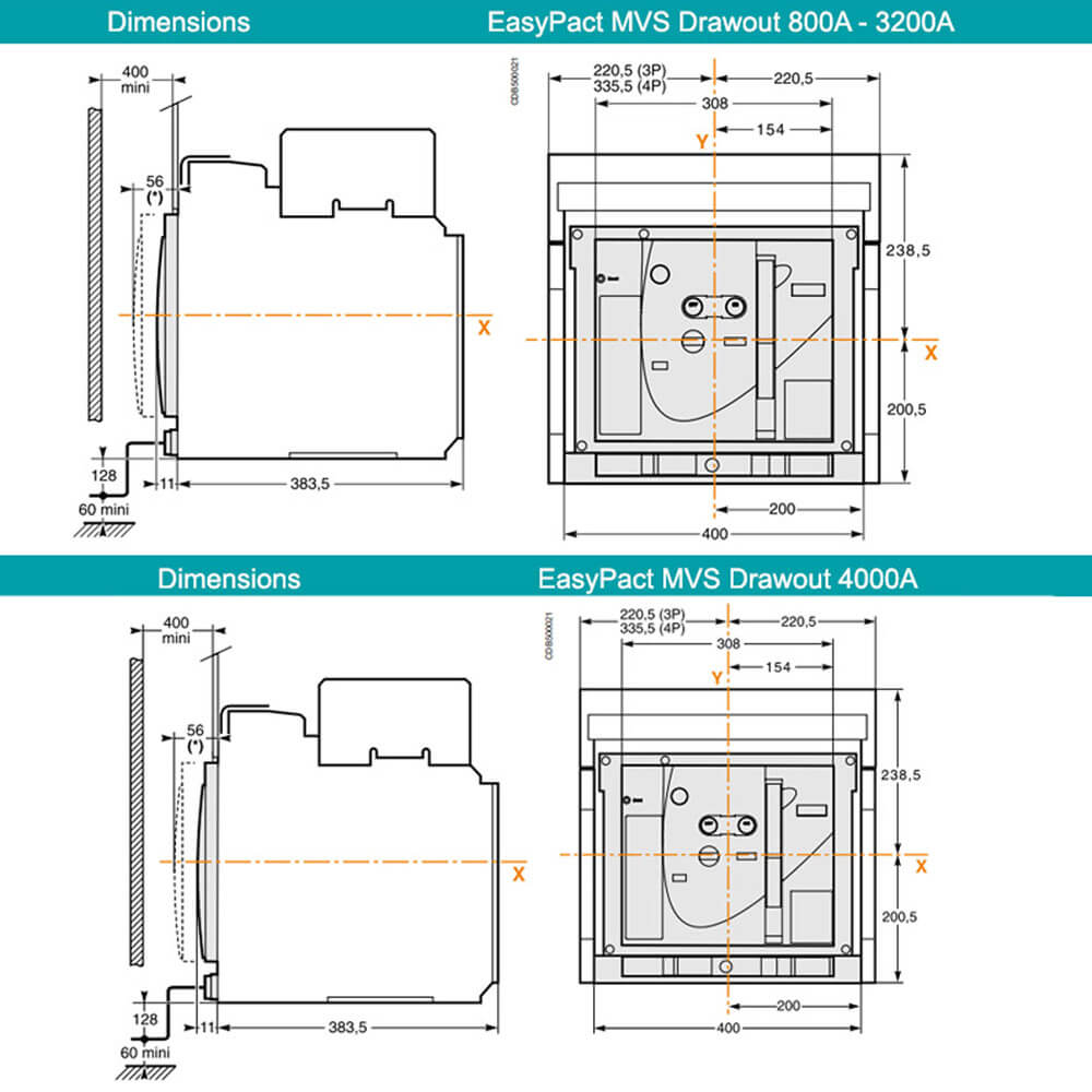 Kích thước MVS10H4MW2L