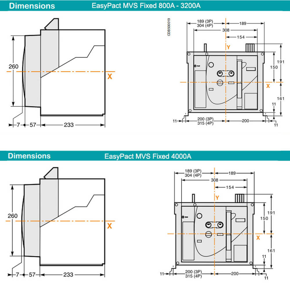 Kích thước MVS10H4MW2L