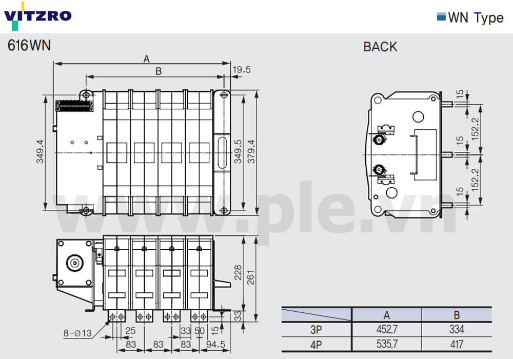 Cấu tạo Vitzro ATS 616WN