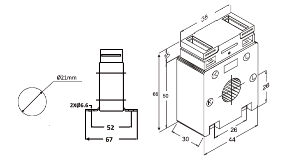 Kích thước Celsa ASTR21 - Biến dòng AST