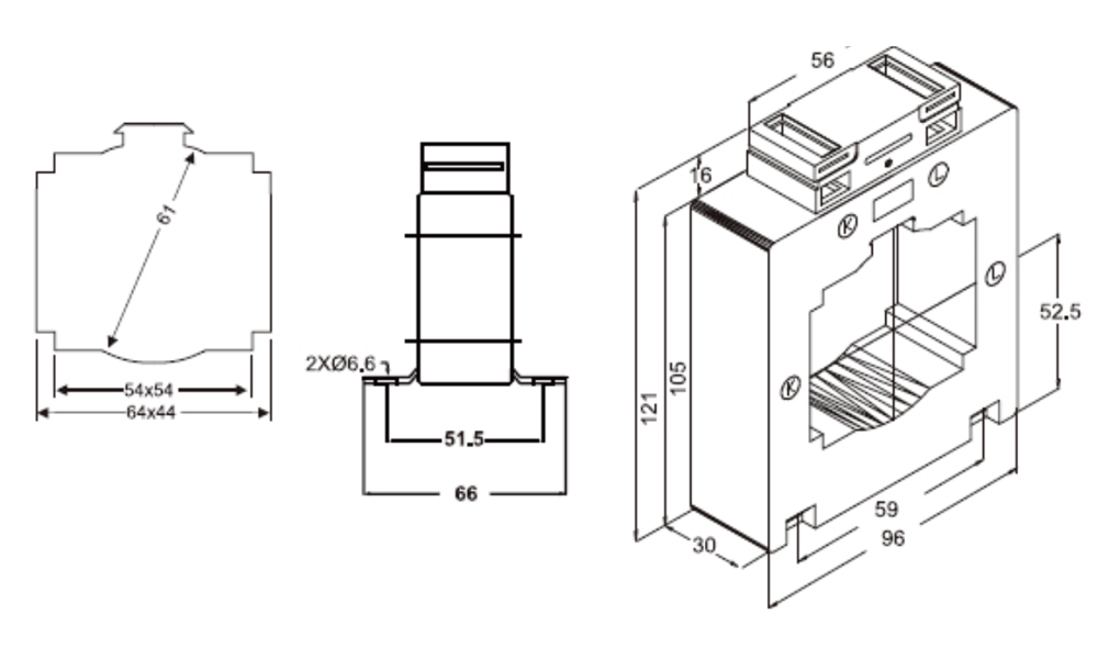 Kích thước Celsa AST640 - Biến dòng AST
