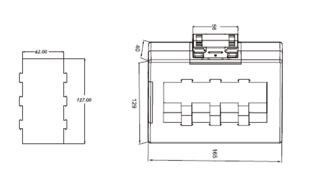 Kích thước Celsa AST1256H - Biến dòng AST