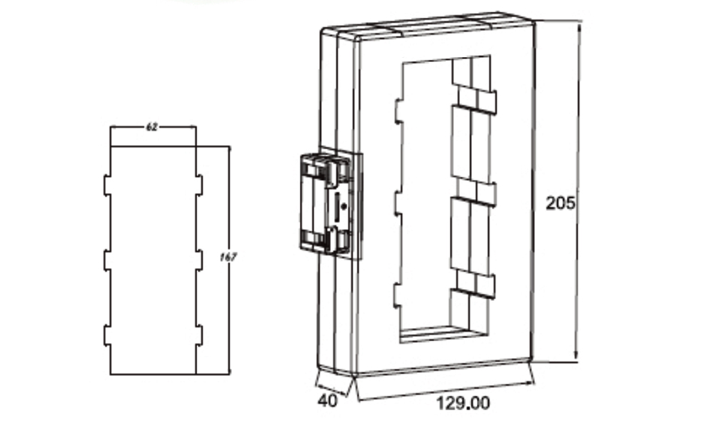 Kích thước Celsa AST1656H - Biến dòng AST