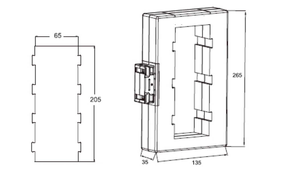 Kích thước Celsa AST2065H - Biến dòng AST