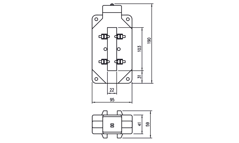 Kích thước Celsa IRP-P - Biến dòng bảo vệ