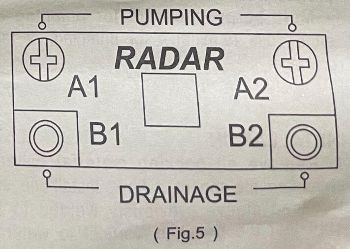 Sơ đồ đấu nối Phao điện chống tràn Radar ST-70AB