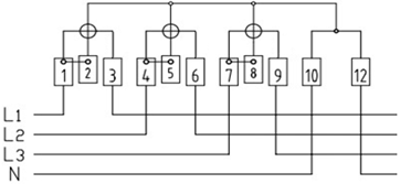 Cách nối dây, cách chỉnh, cài đặt, setup Công tơ 3 pha 4 dây trực tiếp 1 biểu giá Hữu Hồng DTS27 5(100)A