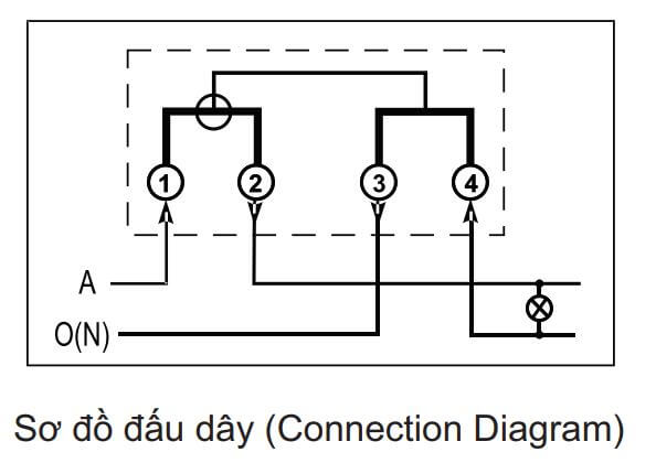 Cách nối dây, cách chỉnh, cài đặt, setup Emic CE-38 Công tơ điện tử Emic 1 pha 1 giá
