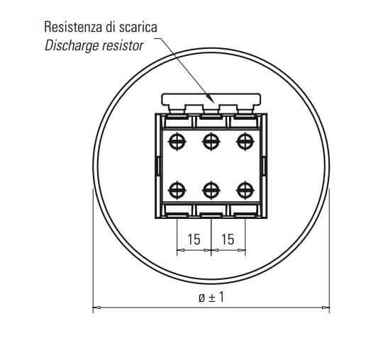 Cấu tạo và Kích thước Enerlux PRT.4140: 3P 415V 40kVar