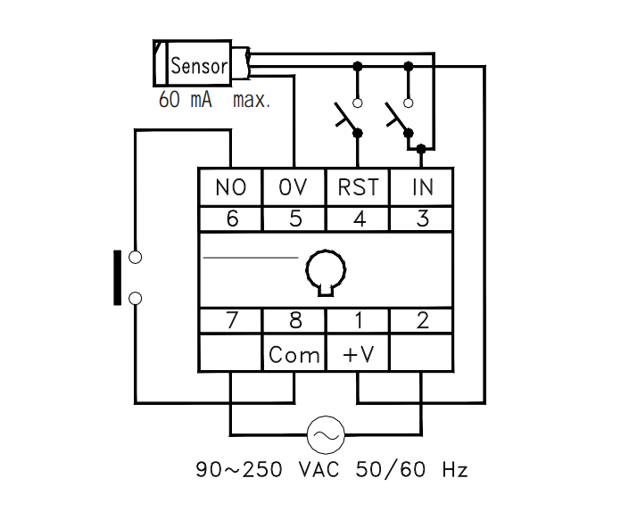 Cách nối dây, cách chỉnh, cài đặt Counter - Bộ đếm Fotek H5C-4D