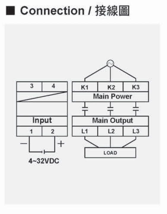 Cách nối dây, cách chỉnh, cài đặt Bộ bán dẫn 3 pha Fotek ESR-60DA-H